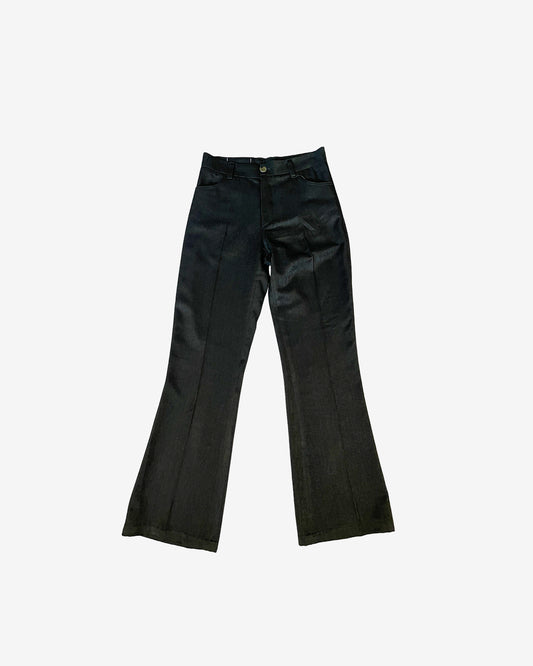 So flare denim pants